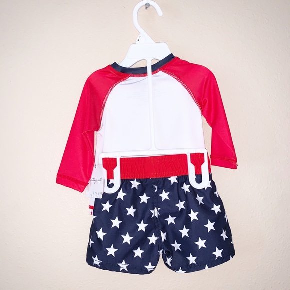 NWT Starting Out Baby Boy 2 Piece Swimsuit - Picture 5 of 5